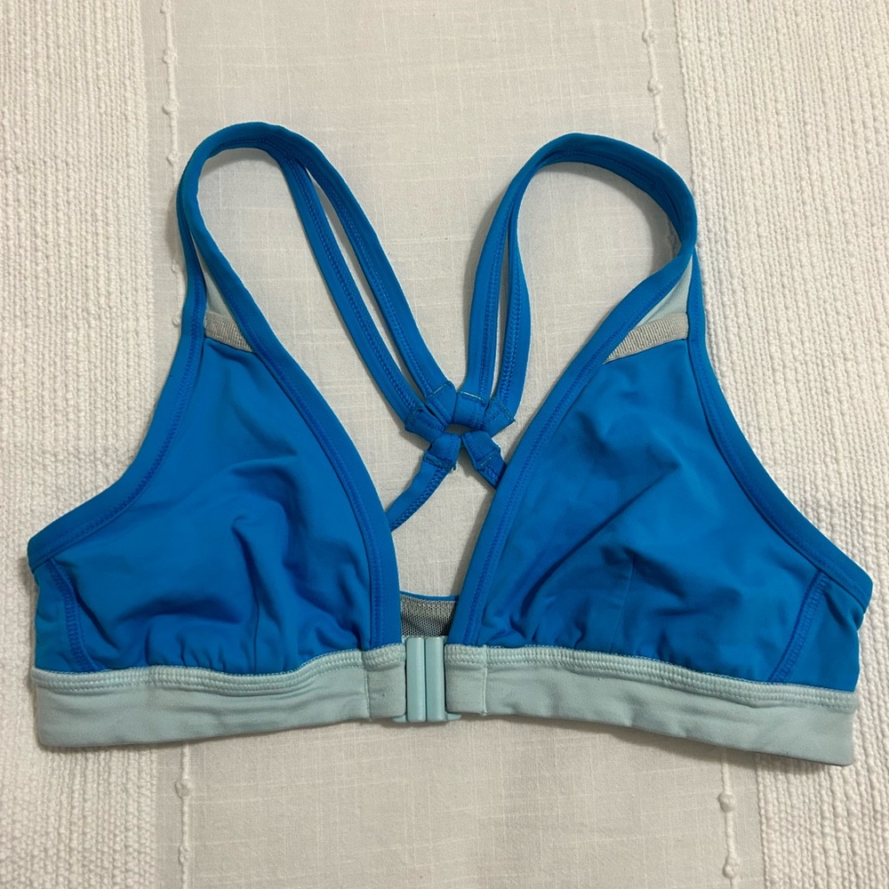 Lululemon ~ blue racerback bra ~ size 4